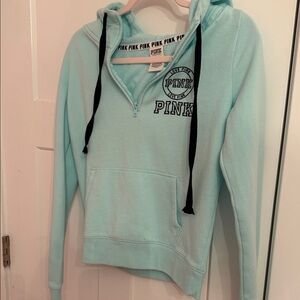PINK Victoria's Secret Aqua Pullover Hoodie
